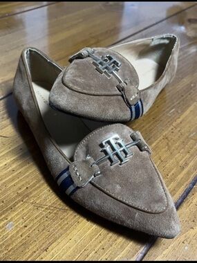 Tommy Hilfiger Tomina Pointed Toe Suede Loafer Flats - Womens 6.5